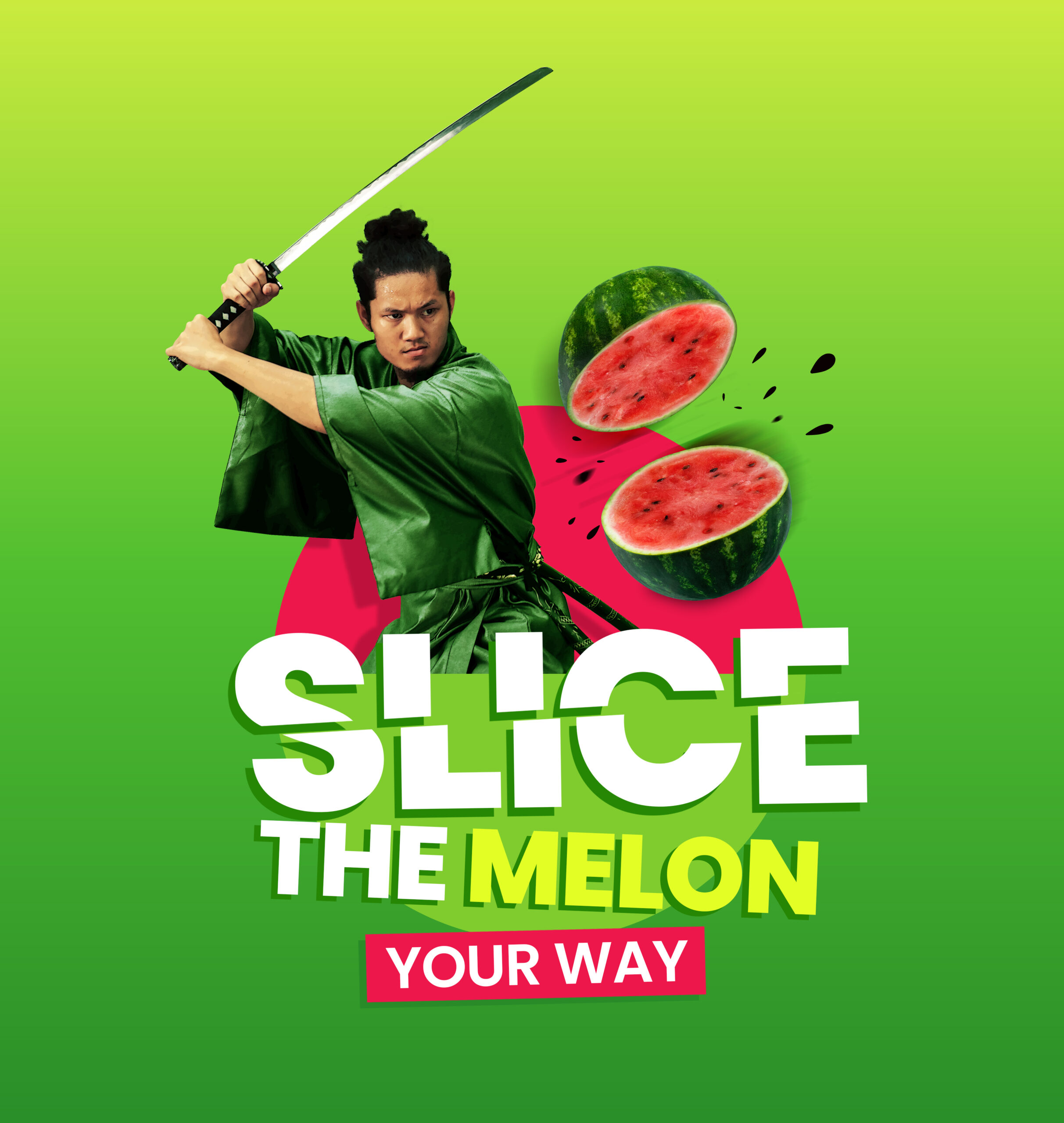 Slice the Melon Samurai